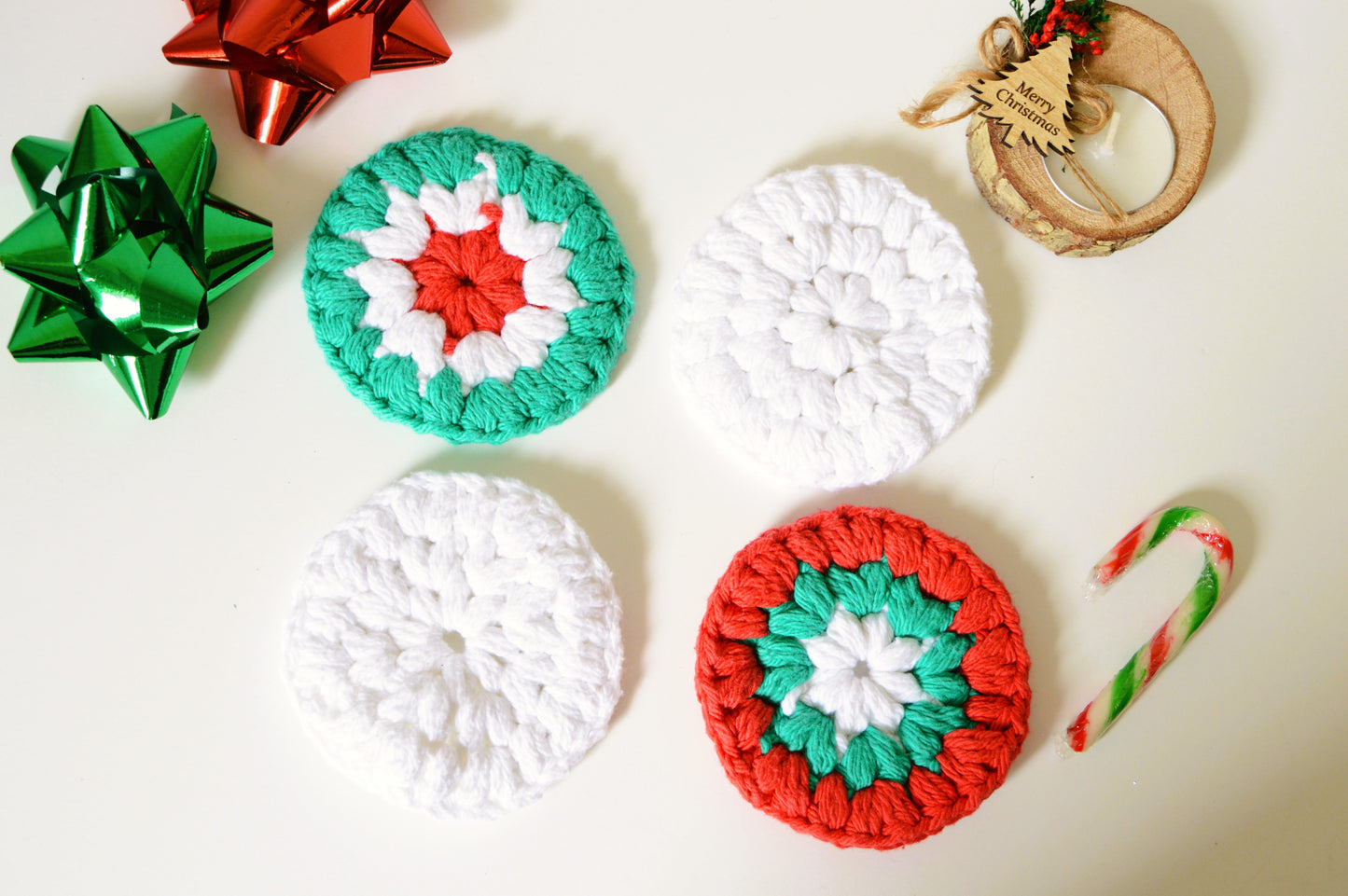 Cotton Face Rounds - Festive