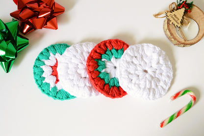 Cotton Face Rounds - Festive