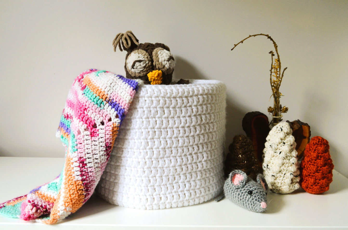 Crochet Basket - Large