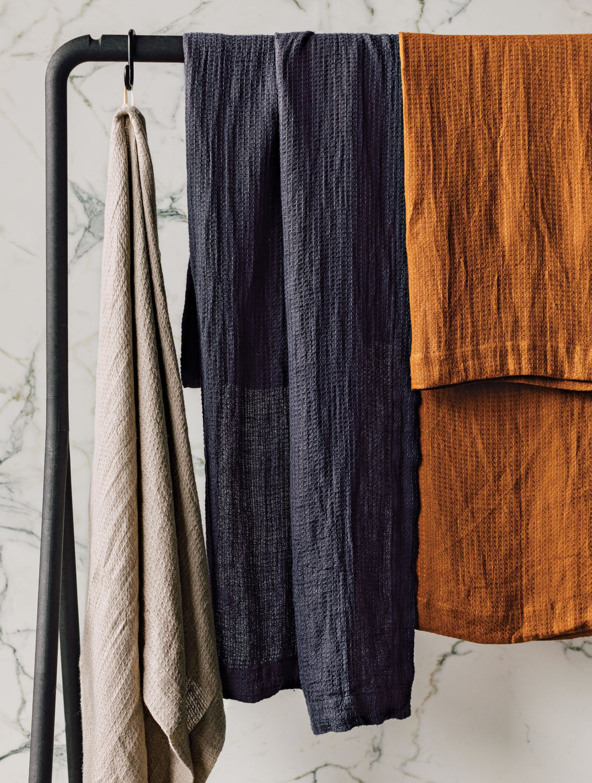 Linen Bath Towel - Amber