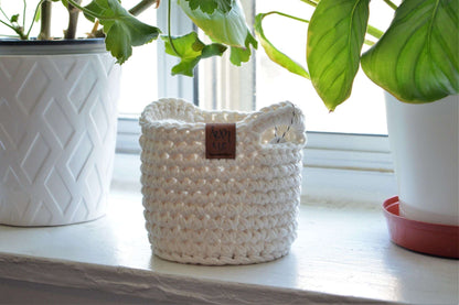 Cotton Basket - Mini Knitterme and Company