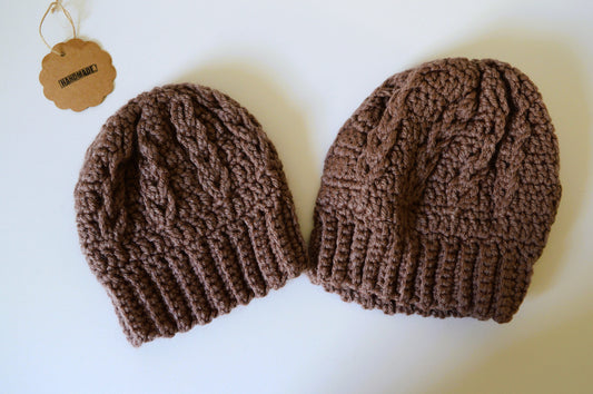 Mommy and Me Beanie Set