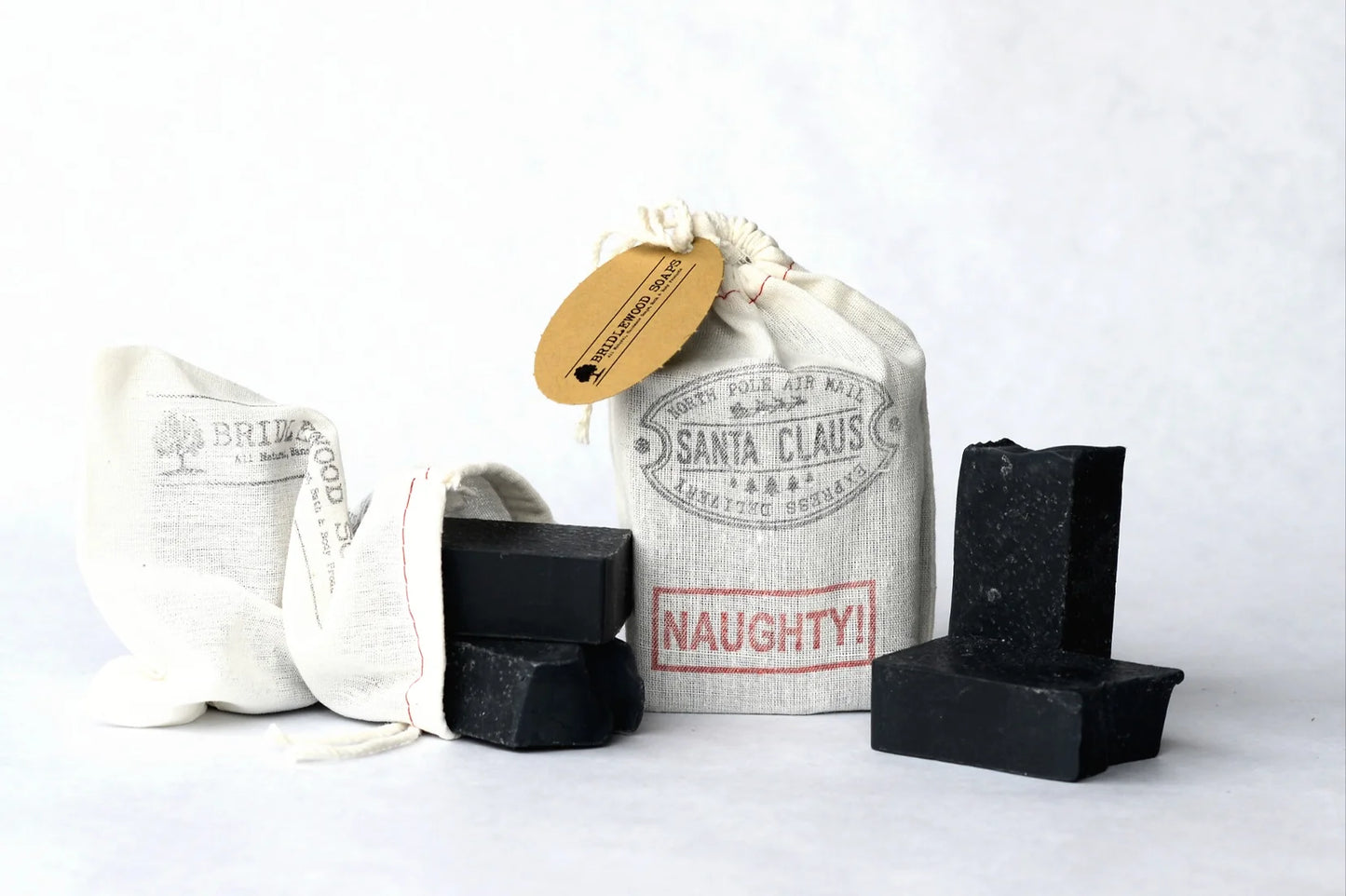 Santa Soap Bundle - Naughty Charcoal