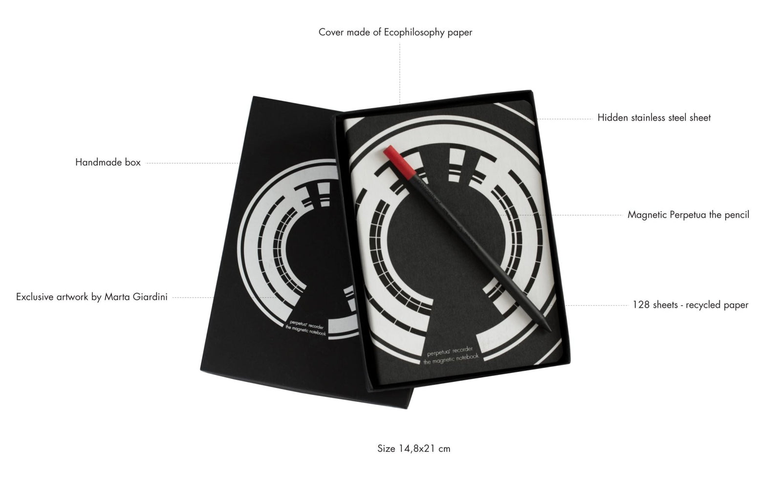 Magnetic Notebook - A Space Odyssey