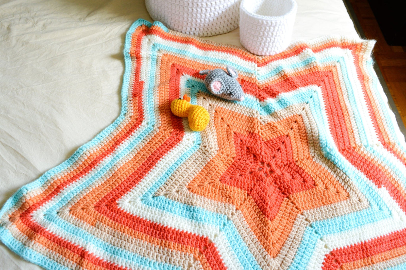 Baby Play Blanket - Red Star