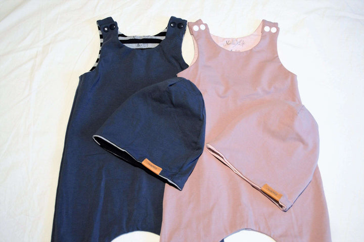 Blue Romper Set - 6-9 months