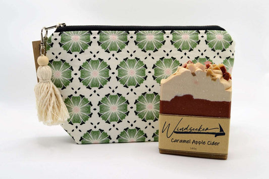 Cosmetic Bag with Pockets - Clover GarKnit & Purl