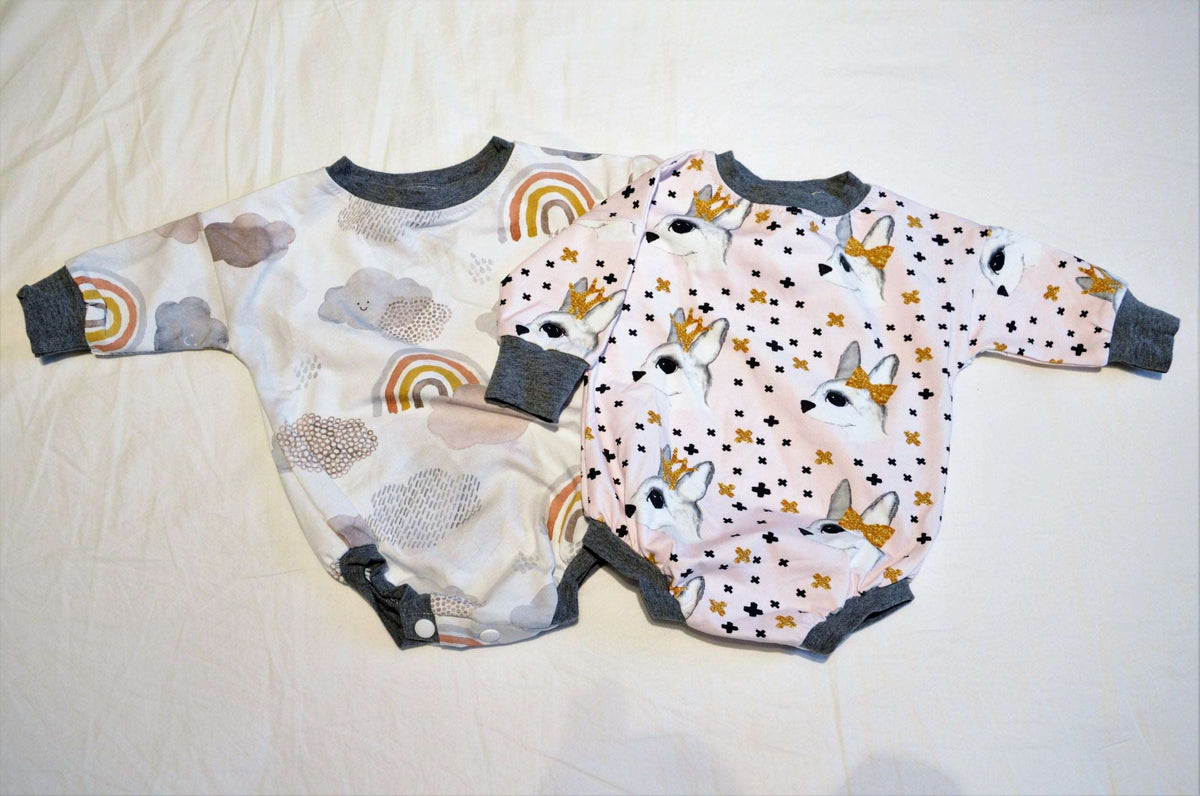 Deer Sweater Romper - 0 - 3 months