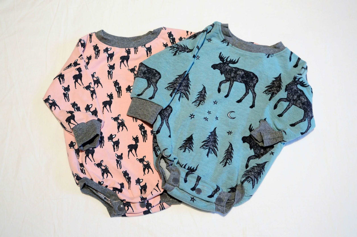 Deer Sweater Romper - 6 - 9 months