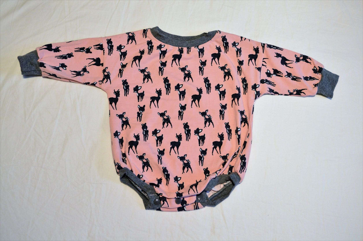Deer Sweater Romper - 6 - 9 months