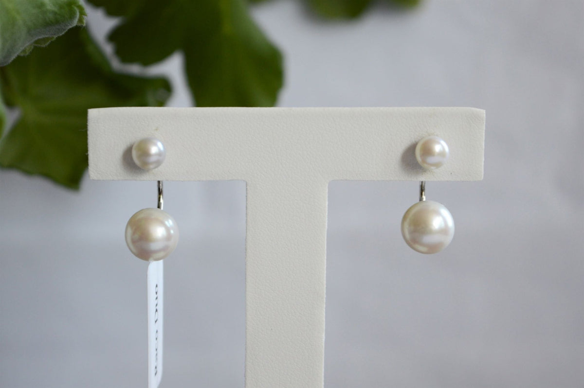 Pearl Earrings - Duo Studs