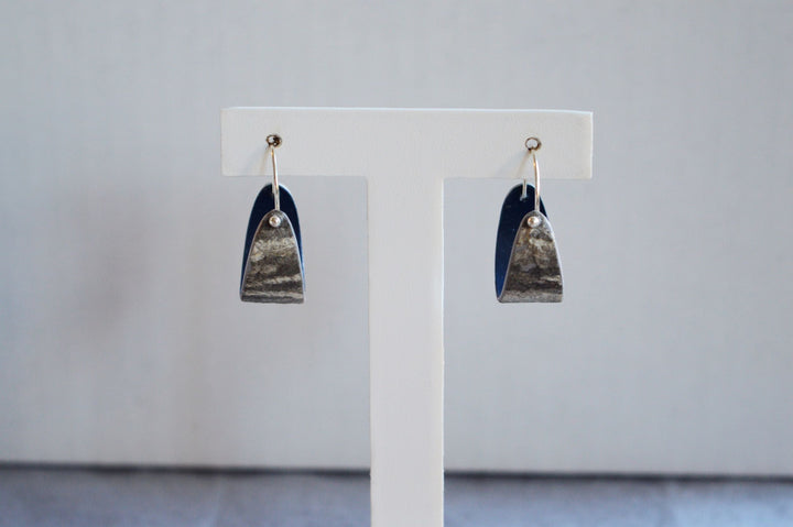 Wasp Nest Hoop Earrings - Blue