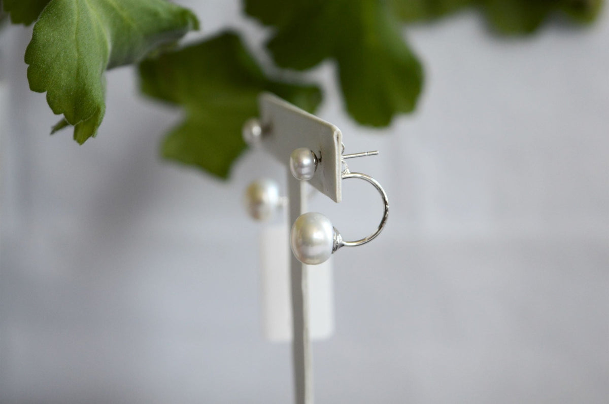Pearl Earrings - Duo Studs