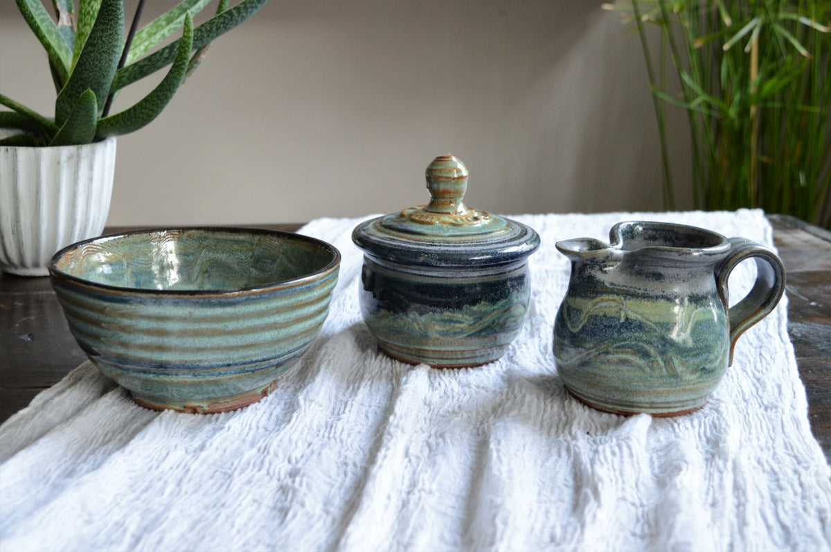 Small Serving Set - Blue Lagoon
