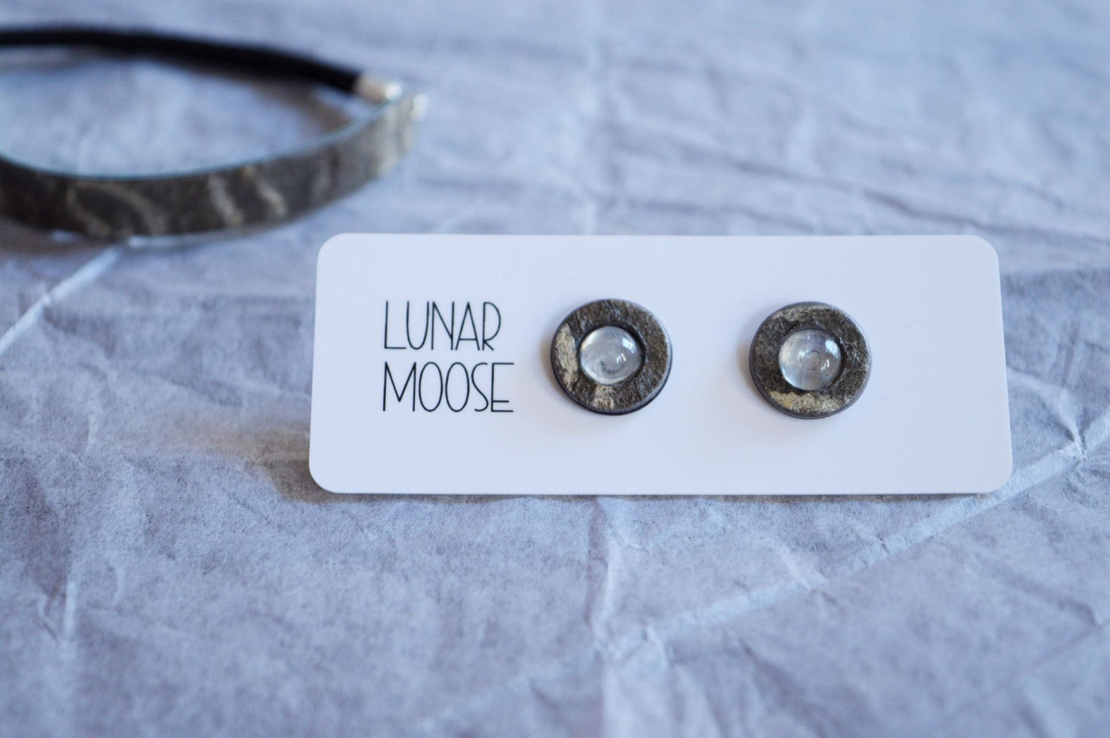 Wasp Nest Gemstone Studs