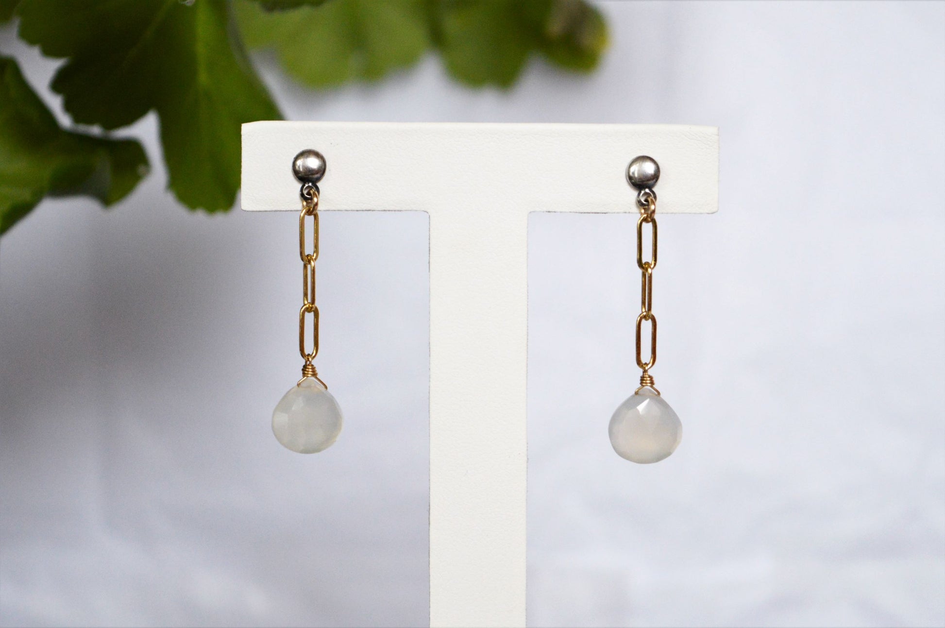 Lady Chalcedony Earrings Stephanie Quinley