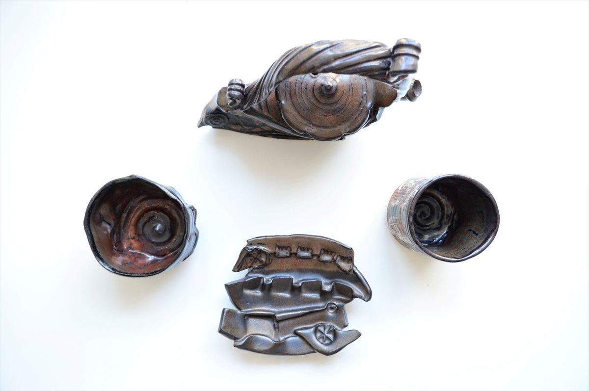 Tea Set - Metal Works