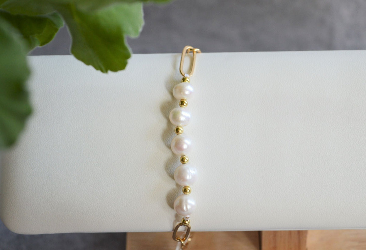 Pearl Bracelet - Bold Duo