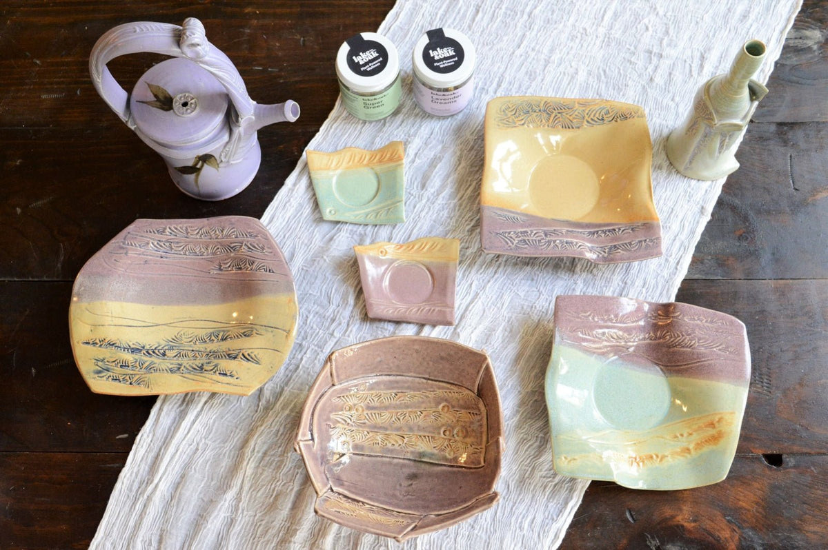 Serving Set - Purple Sand