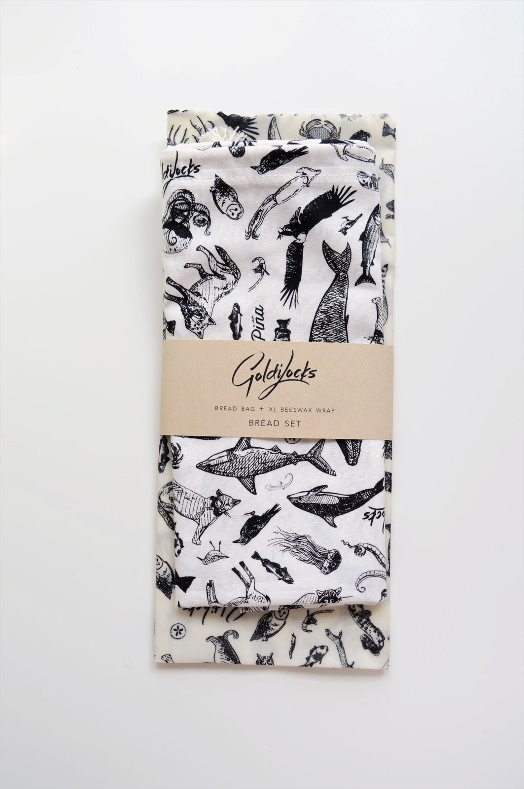 Bread Bag & Beeswax Wrap Set - Species of Ucluelet