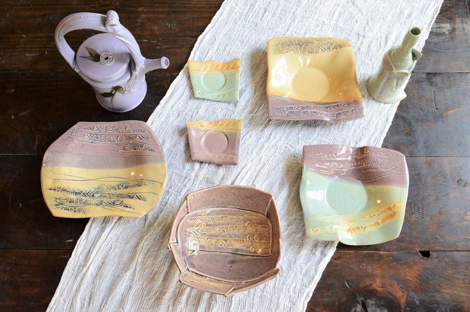 Serving Set - Purple Sand