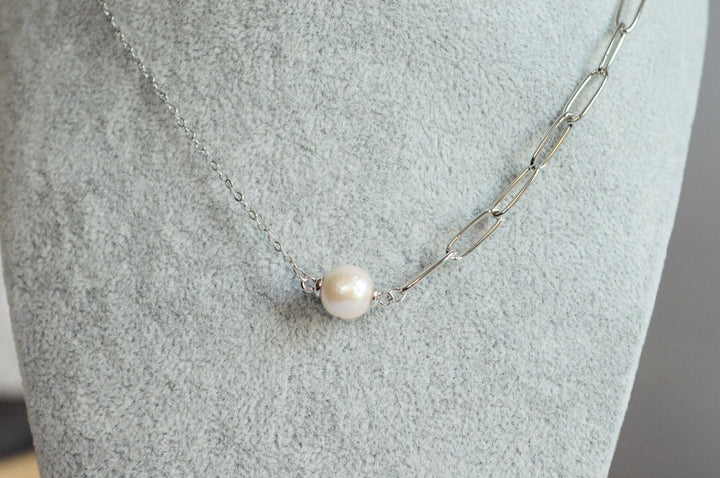 Pearl Necklace - Vivian Silver