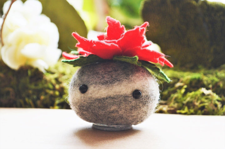 Stone Softie - Poinsettia