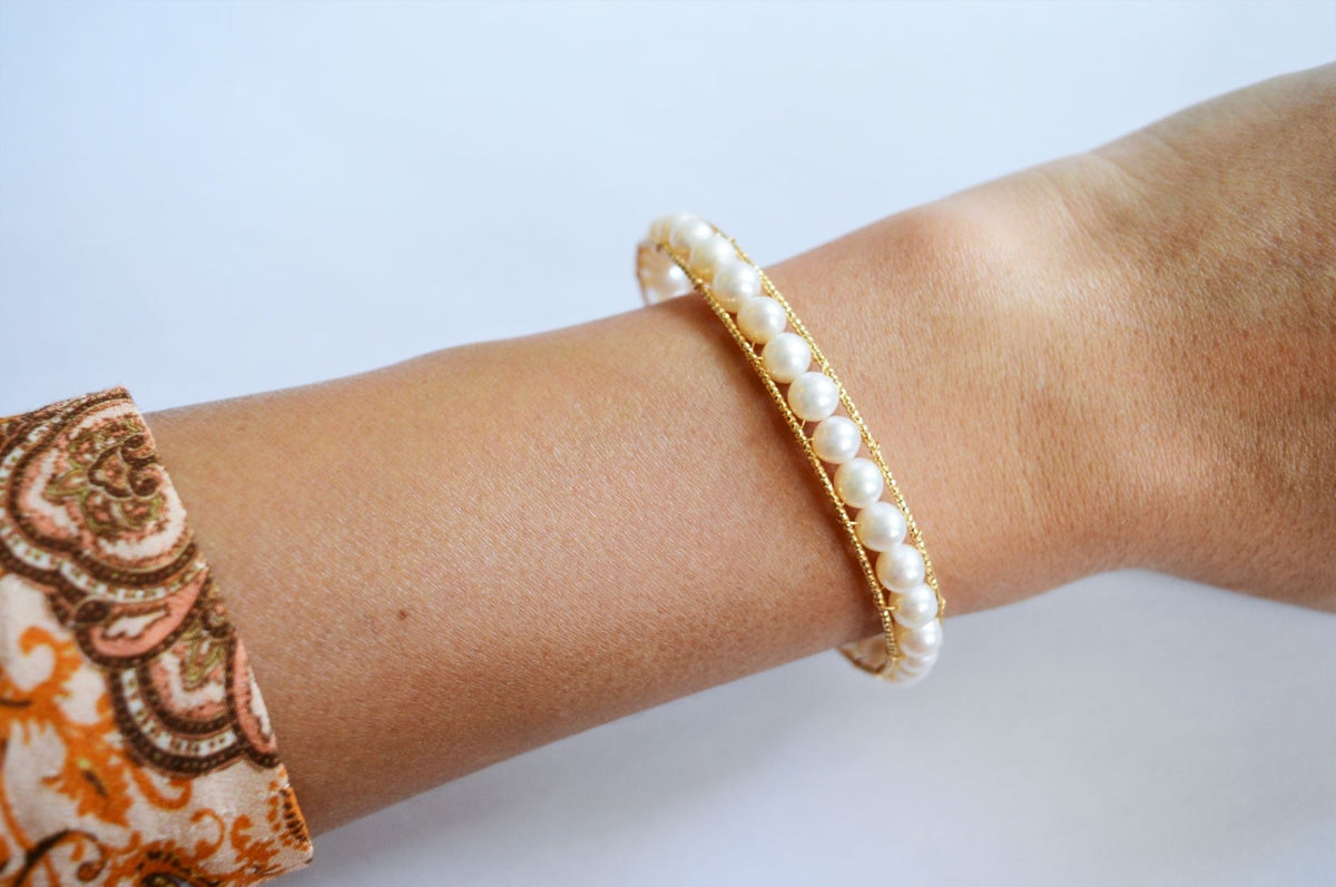 Pearl Bracelet - Beaded Glam
