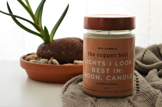 Layered Candle - Lights I Look Best In Copper Bell