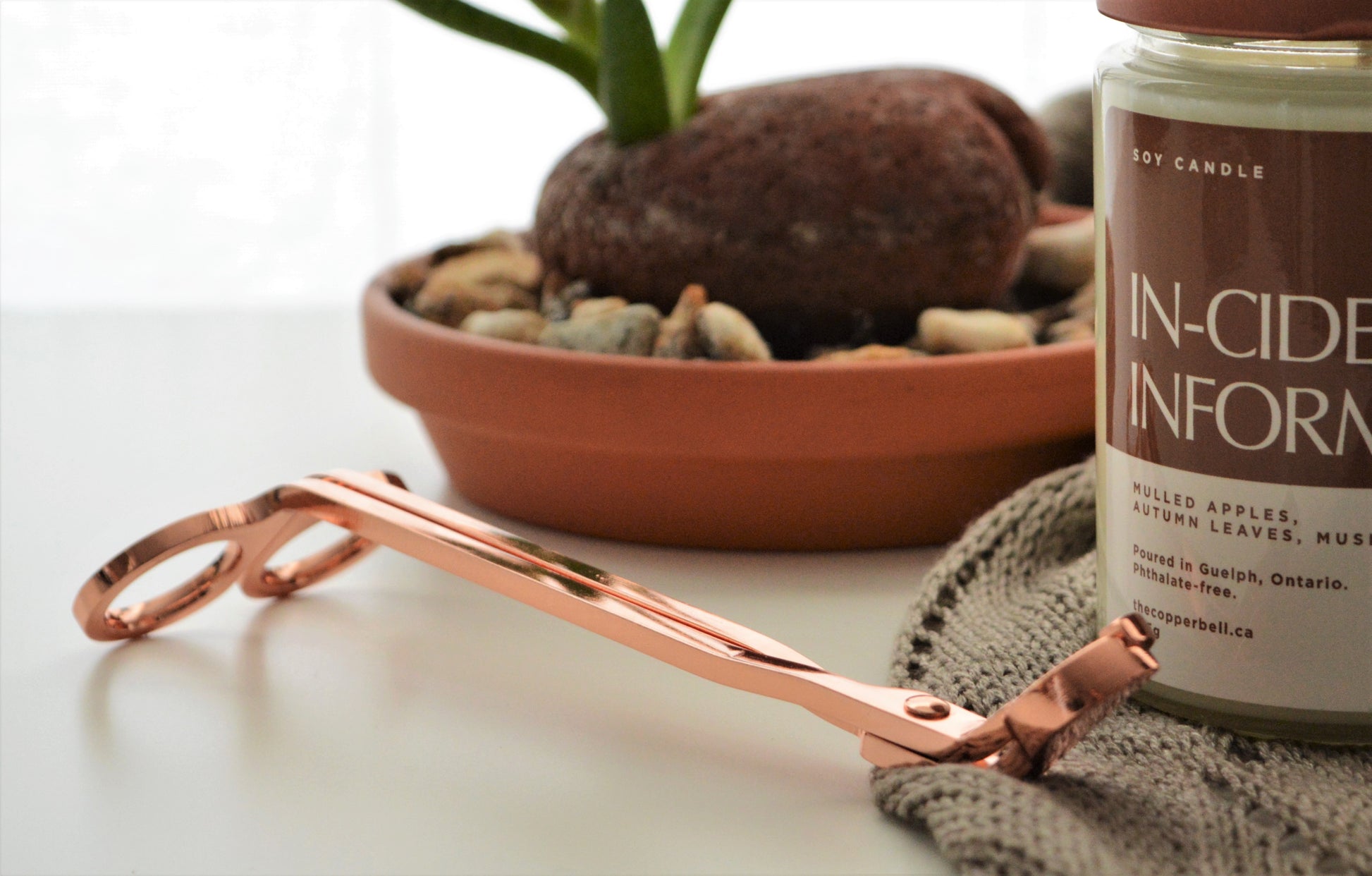 Wick Trimmer Copper Bell