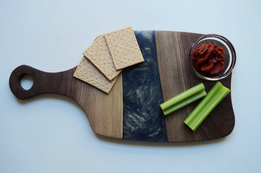 Serving Board - Charcoal West End Woodworking