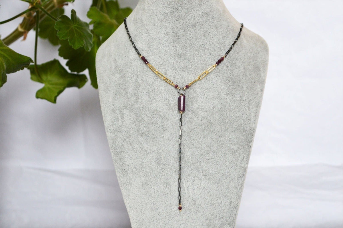 Long Drop Necklace - Maeve