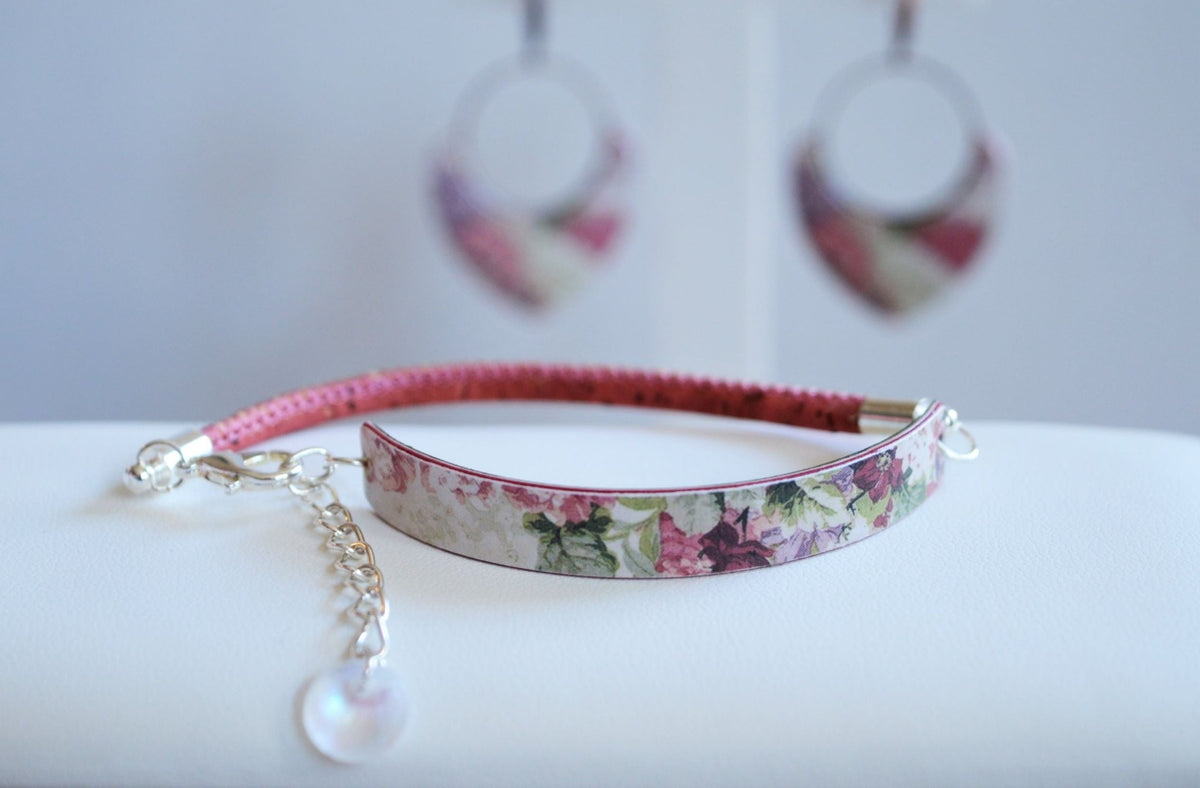 Paper Based Bracelet - Pink