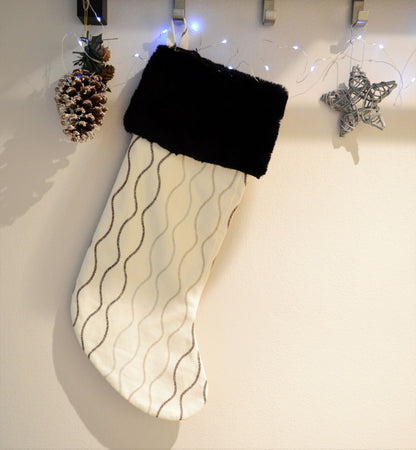 Holiday Stockings - Black&White Izzy's Imperfect Items