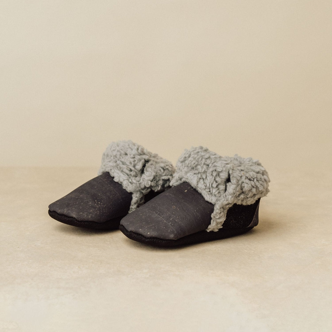 Baby Cork Bootie - Charcoal