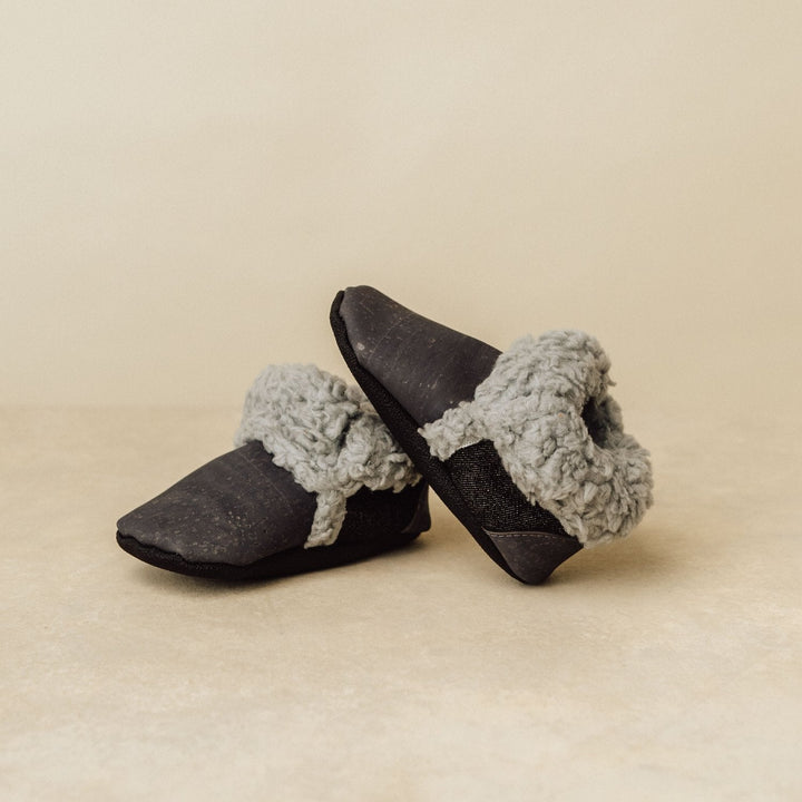 Baby Cork Bootie - Charcoal
