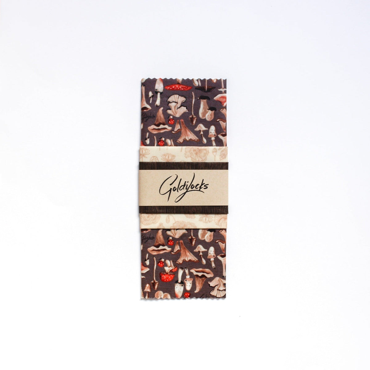 Beeswax Food Wrap Set - Mushrooms