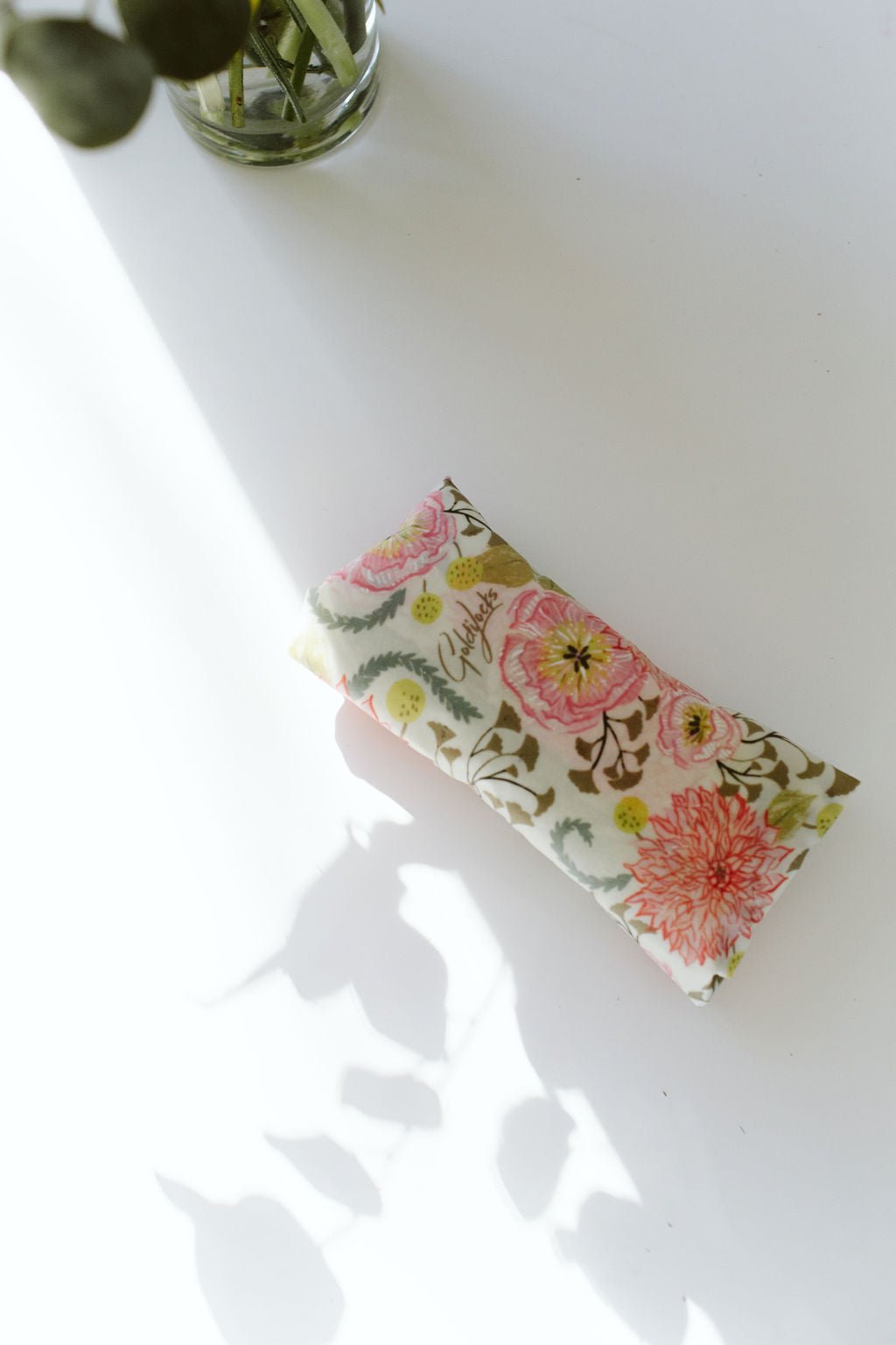 Beeswax Food Wrap Set - Pink Floral