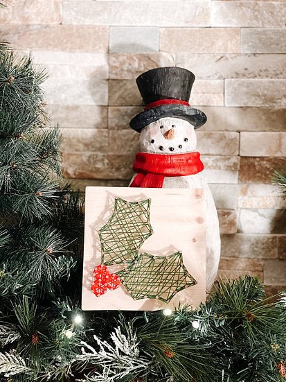 Small String Art Kit - Holly String