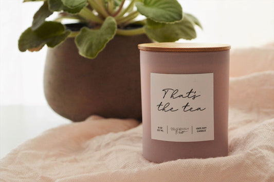 Limited Edition Candle - That's the Tea Deliciously Wickt