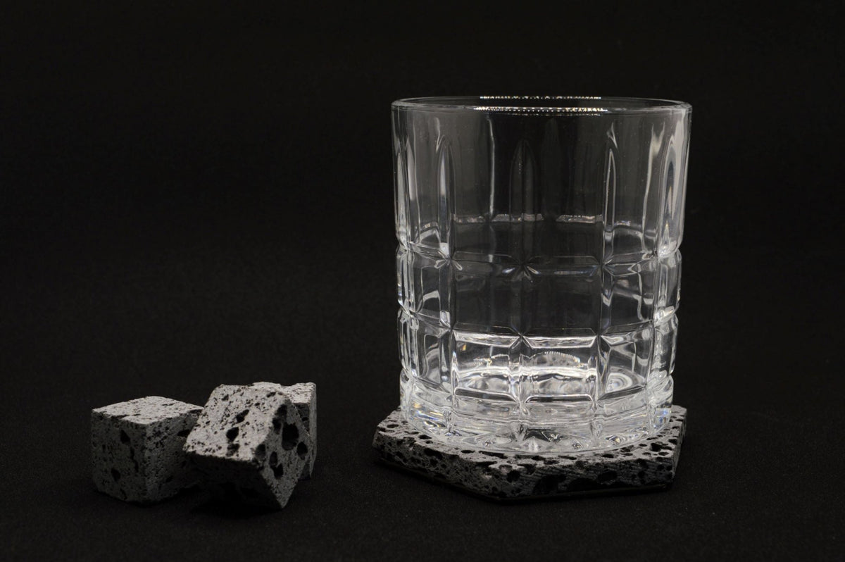Whisky Glass Set - Square Pattern