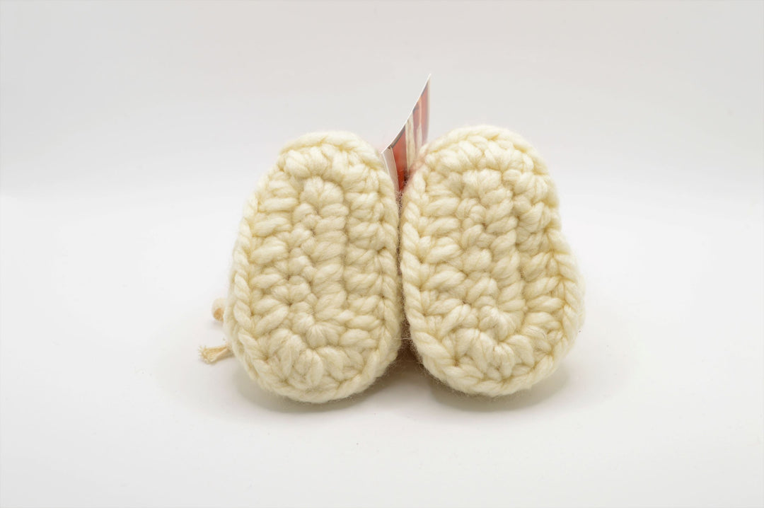 Cozy Baby Booties - Off-White