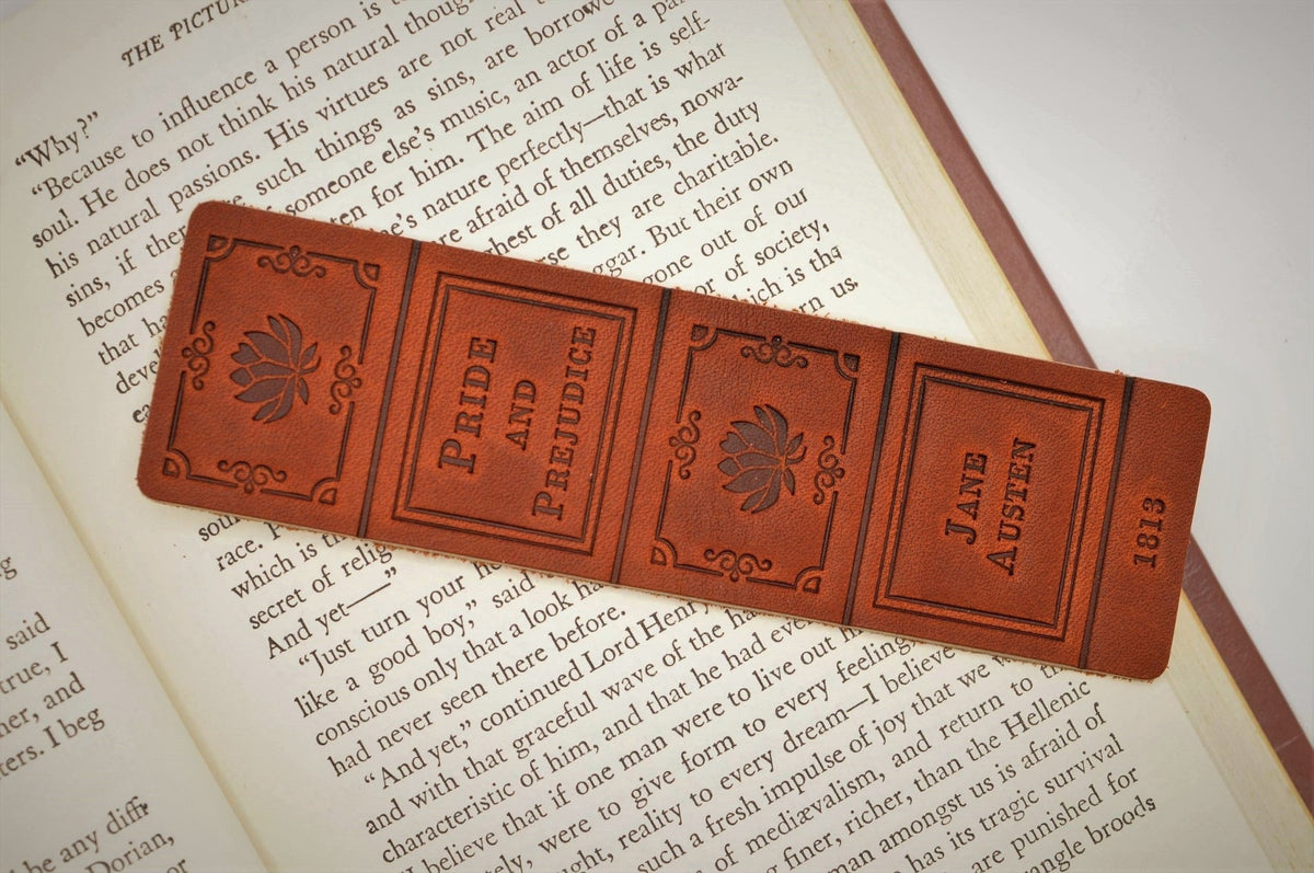 Leather Bookmark - Pride and Prejudice