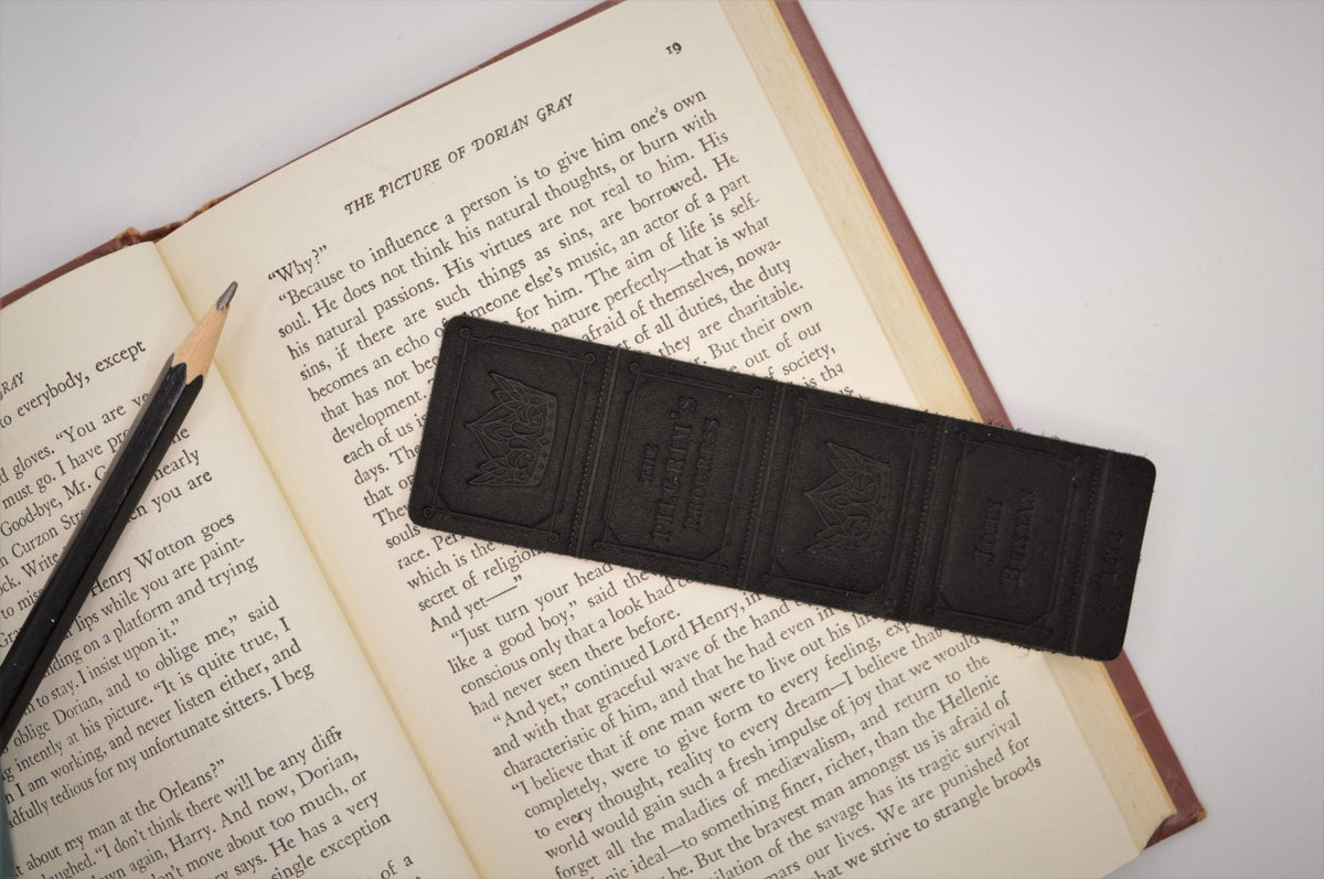 Leather Bookmark - The Pilgrim's Progress
