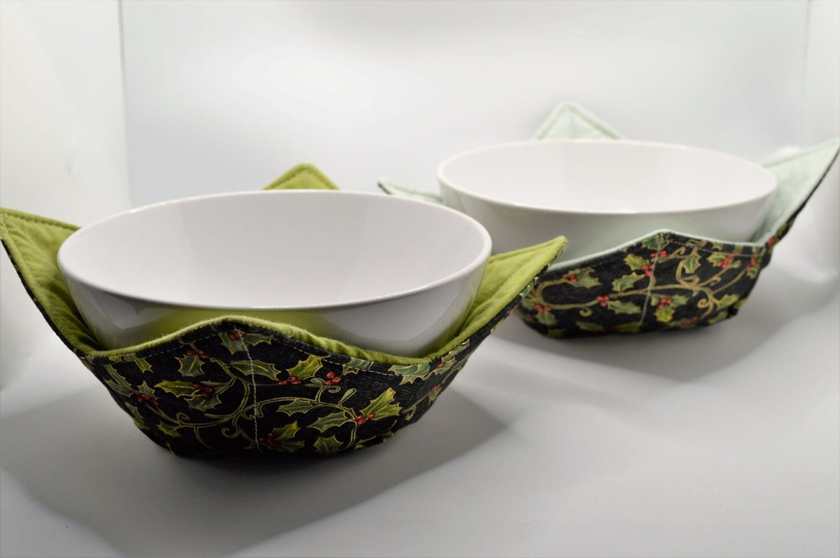 Bowl Cozy and Coaster Set - Christmas