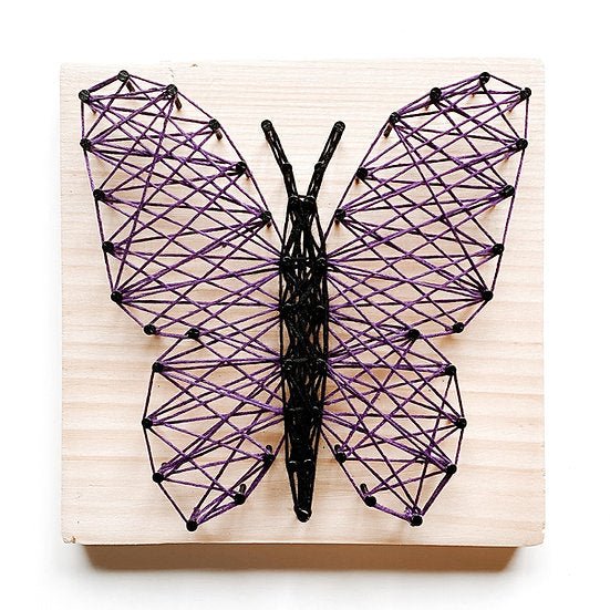 Small String Art Kit - Butterfly