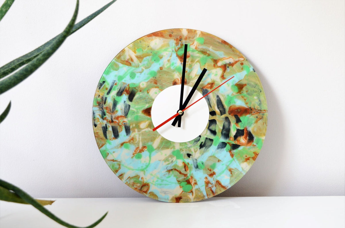 Vinyl Clock - Chameleon