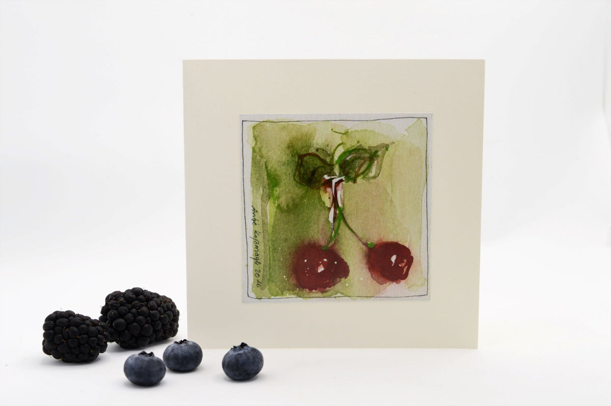 Cherries Greeting Card