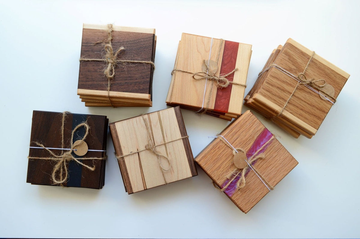 Oak Wood Coasters