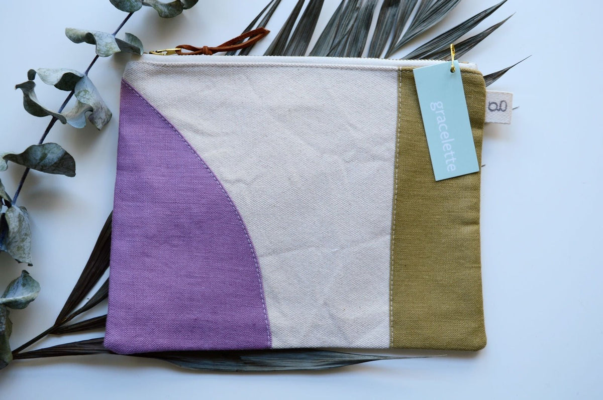 Pouch - Purple/Green